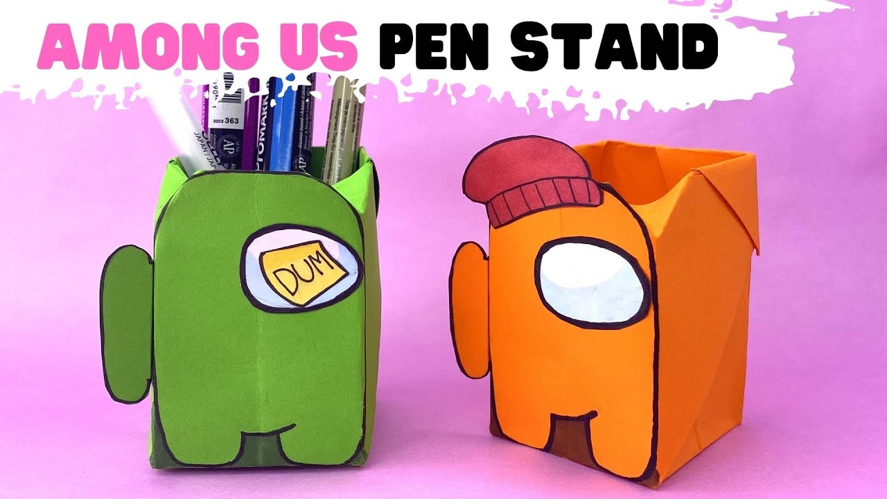 Как сделать оригами коробочку АМОНГ АС