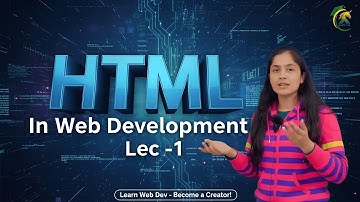 HTML Fundamentals for Beginners | Web Development Lecture 1 | Basic HTML Tutorial