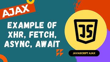 24. Simple Example implementing the XHR Object fetch with promise and async await - AJAX.