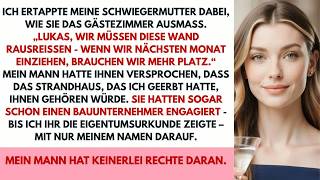 Meine Schwiegermutter plante ihren Ruhestand in meinem Strandhaus – bis ich ihr die Urkunde zeig