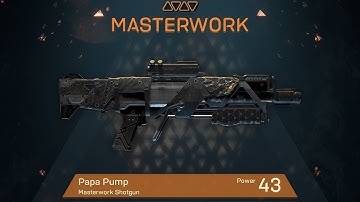 Anthem - Papa Pump Masterwork Gameplay - The Interceptor