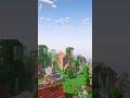 Minecraft medieval village 360 view #minecraft #minecraftshort #shotrs #shortvideo