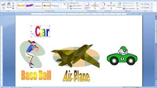 Inserting Clipart & Wordart in Ms-Word|| Ms-Word tutorials in Hindi
