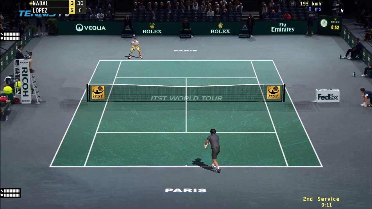 Tennis Elbow 2020: Rafael Nadal vs Feliciano Lopez [Paris Masters]