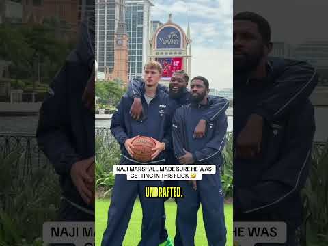 “No. 1 pick & undrafted!” 😂 Naji Marshall needed his flick with Cooper & Kyrie in Macao! 📸
