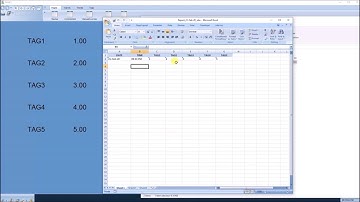 PART1 : Citect SCADA - Insert data into Excel - demo