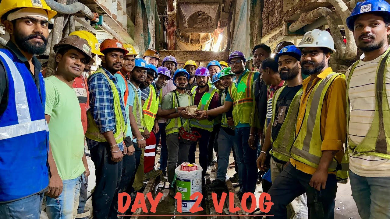 DAY 12 VLOG | Underground Site Celebration 🎉 | Team Work & Hard Work Journey