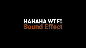 HAHAHA WTF - Sound Effect