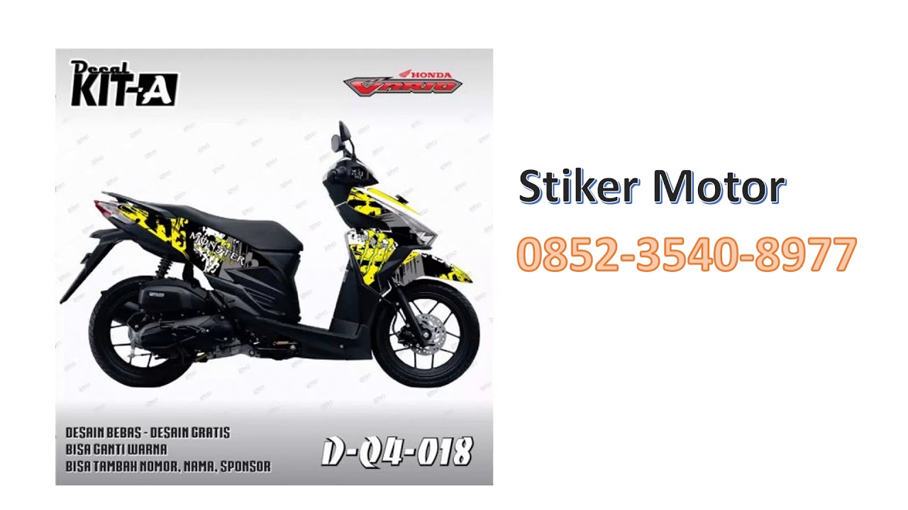  TERDEKAT  WA 0813 8501 0505 Agen Stiker  Motor  Surabaya 