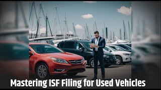 Mastering Isf Filing For Used Vehicles