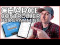 How to Program a Solar Charge Controller in a DIY Camper Electrical System