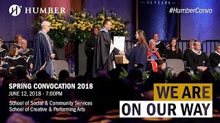 Spring Convocation 2018 - School of Social & Community Services/School of Creative & Performing Arts