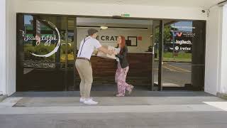 The Crate - Flexible Office Space, Parcel drop off with a curtsy? (Version 2)