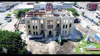 Fannin County Courthouse restoration in Bonham, Texas