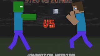 MINECRAFT-steve vs zombie animation pivot