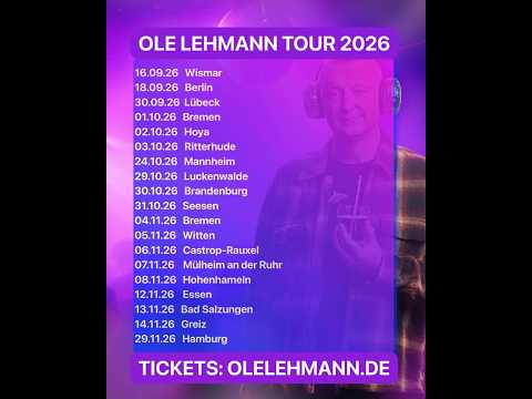 Die Sommerpause ist vorbei. Jetzt wird wieder gelacht. Berlin, Hamburg, Köln, Bremen und viele