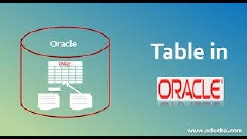 CREATE Object (Table)