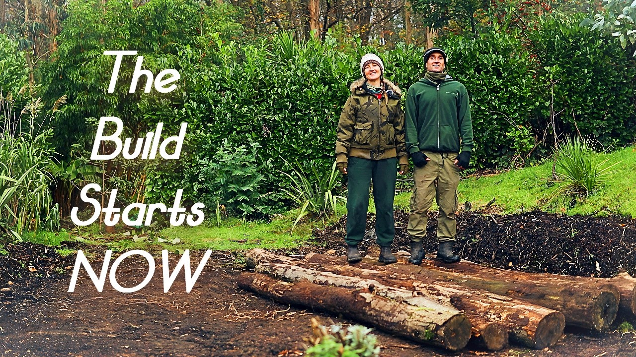 Строительство автономной уличной кухни в Великобритании | Использование природных материалов из з...