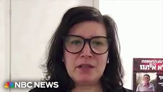 ‘Absolutely essential’ that ceasefire continues, says daughter of hostage released by Hamas