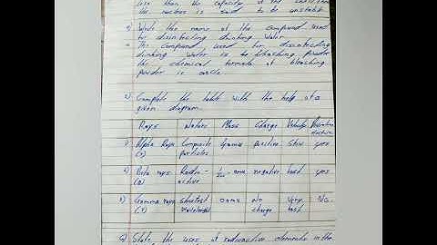 10th science part - 2 | Bridge Course Activity sheet -10