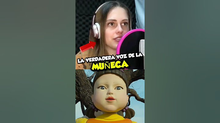 LA VERDADERA VOZ DE LA MUÑECA DEL JUEGO DEL CALAMAR #SquidGame #juegodelcalamar #series #Netflix