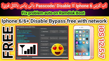 Iphone 6 icloud unlock free iOS 12.5.7 with Sim working | How to bypass icloud iphone 6 free | 2024