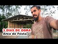 Está quase PRONTO O GALPÃO da área de festa do Camping Família X Dia 104