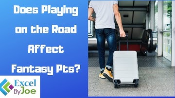 How does playing on Road affect NBA Daily Fantasy output?