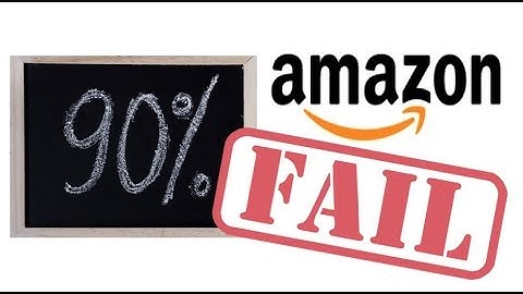 90% of All Amazon Sellers Fail - Here