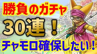 【ドラクエタクト】超優秀サポーター是非確保したい！勝負のチャモロガチャ30連！