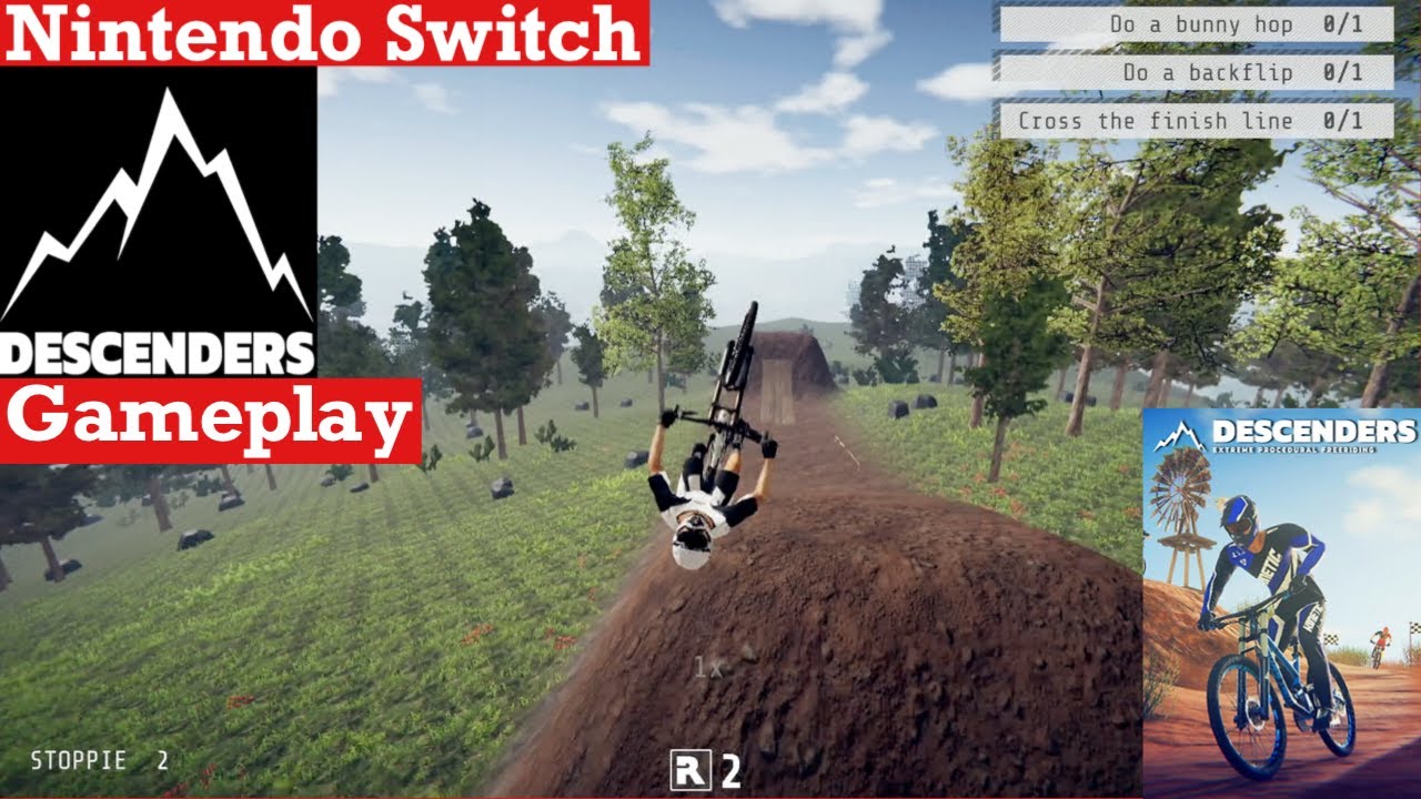 Descenders: Nintendo Switch - Tricks Action Cycling YouTube