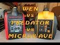 Wen 56200i vs Predator 2000w Generator Microwave Test