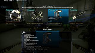 Warframe - This Guy Got Sicarus Prime Receiver Twice In A Row From Intact What Are The Chances