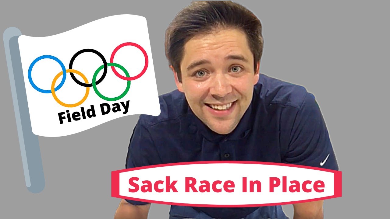 Virtual Olympic Field Day: Sack Race In Place - YouTube