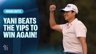 Incredible switch! Yani Tseng putts left-handed to win first title in 11 years