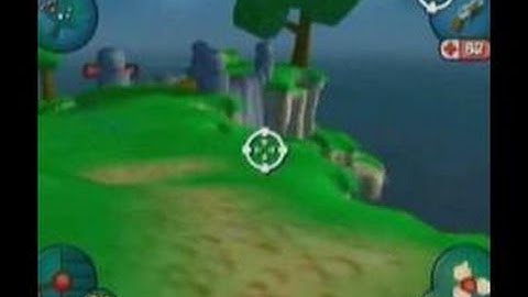 Worms 3D GameCube Gameplay - Lookin around
