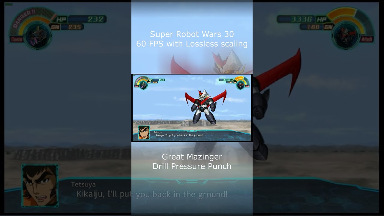 SRW 30 Great Mazinger - Drill Pressure Punch [60FPS][Lossless Scaling]