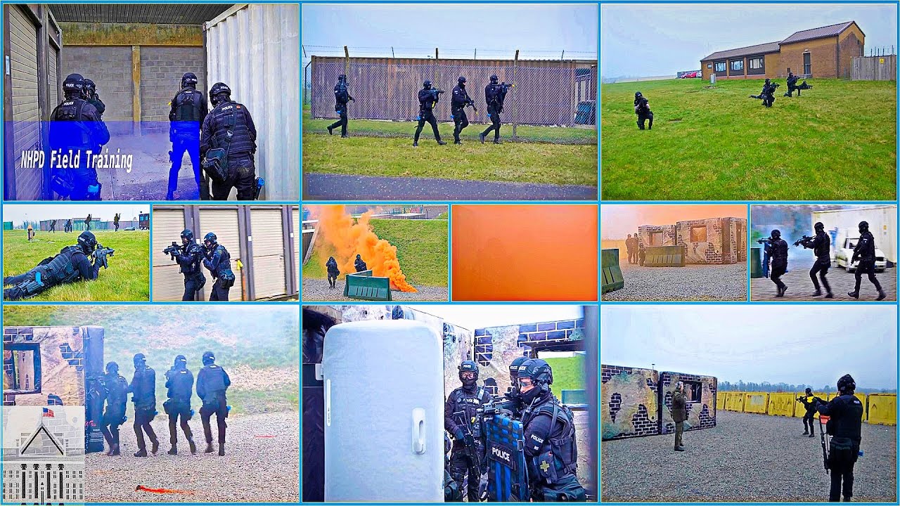 Joint Training: Airmen & Policemen Collaborate at RAF Croughton