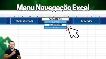 Como Criar Menu de Navegação no Excel com Botão para Muda de Aba | Menus de Sistema