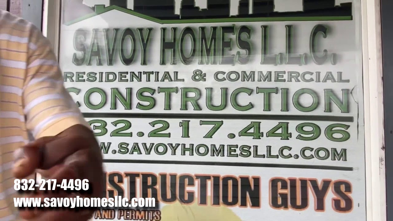 Savoy Homes LLC Wrekk.TV Commercial YouTube