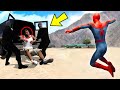 SPIDERMAN TRIES TO SAVE FRANKLIN FROM TECHNO GAMERZ KIDNAPPERS GTA 5