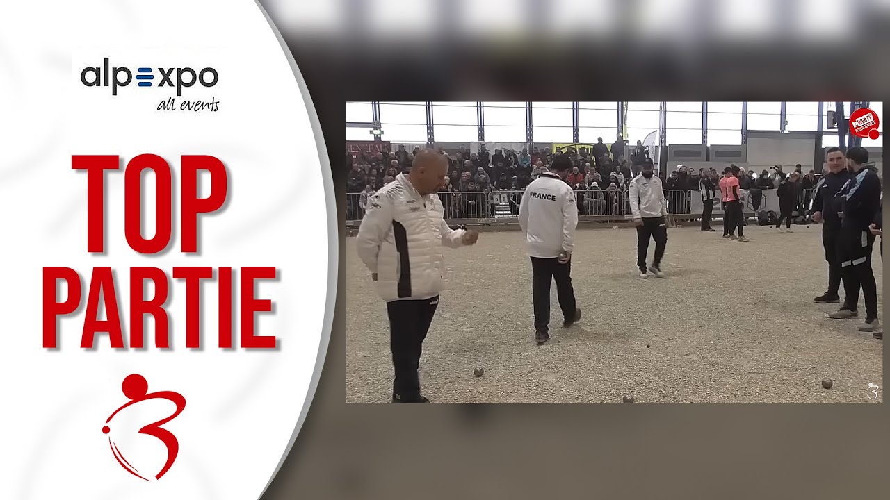 Miniature : Top partie 👍 1/2 LACROIX (France) face à ULMANN : Mini WebTV Supranational pétanque Grenoble 2023