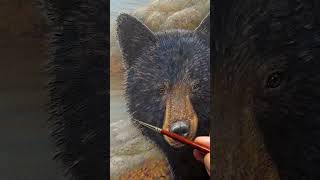 Have to be careful I don't spray paint on the bear's face 🎨🖌️