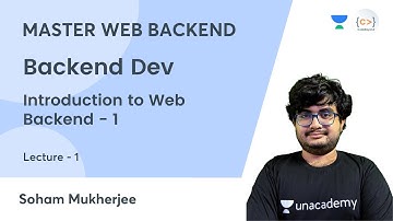 Introduction to Web Backend - 1 | Backend Dev | MASTER WEB BACKEND | Soham Mukherjee