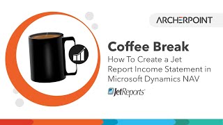 Microsoft Dynamics NAV Coffee Break: How To Create a Jet Report Income Statement screenshot 2