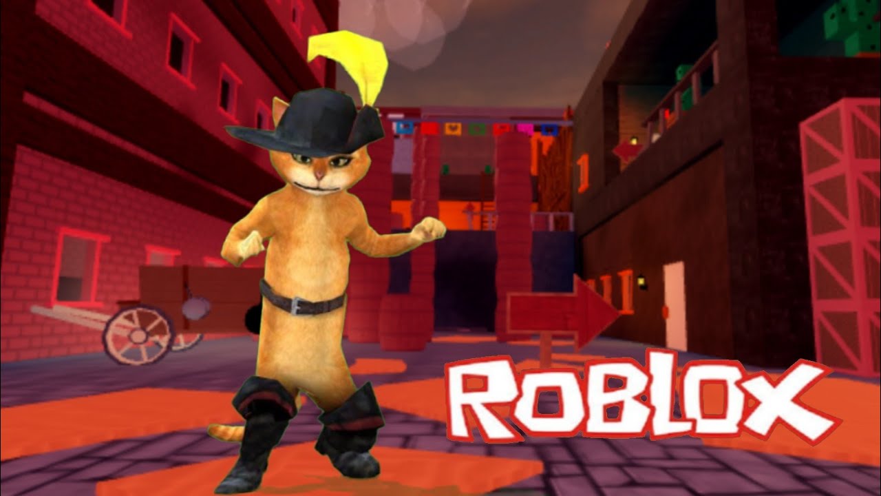 AS AVENTURAS DO GATO DE BOTAS NO ROBLOX (puss in boots adventures obby) 