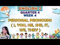 Understanding Personal Pronouns