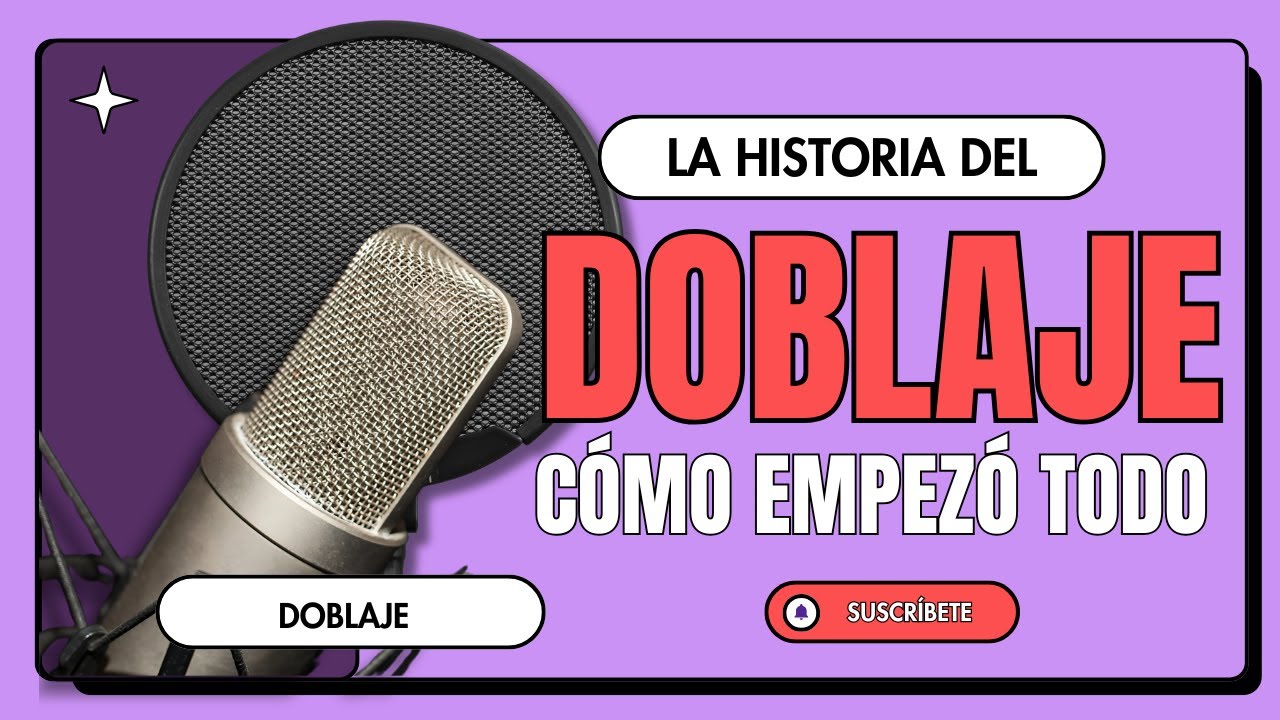 LA HISTORIA DEL DOBLAJE EN UN MINUTO 🔥