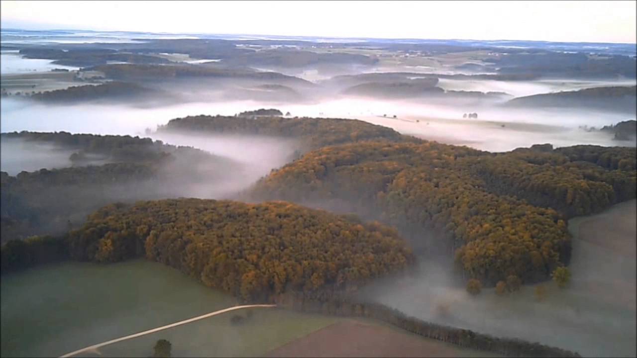RC Sky Surfer 1400, Flug über die Nebellandschaft der Schwäbischen Alb