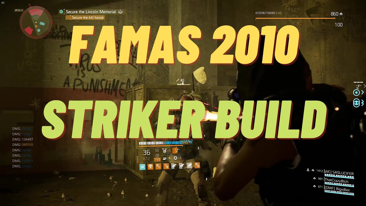 Famas Build THE DIVISION 2 - FAMAS STRIKER AR BUILD - YouTube